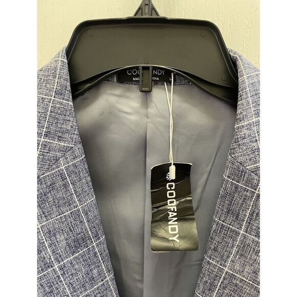 Men's Casual Suit Blazer Jacket Light weight Sports Coats One Button NWT Size LG - Picture 5 of 16